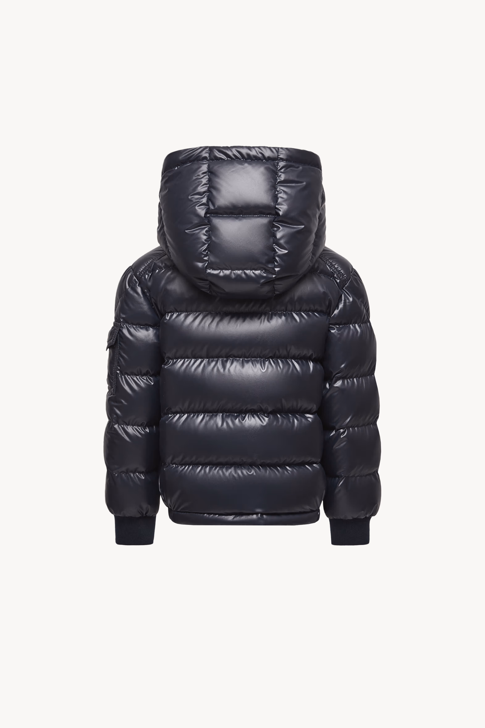 Manaem Hooded Down Jacket Boy Navy Blue Moncler 4